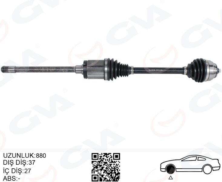 KOMPLE AKS ÖN SAĞ BMW X3 F25 X4 F26 (880MM)