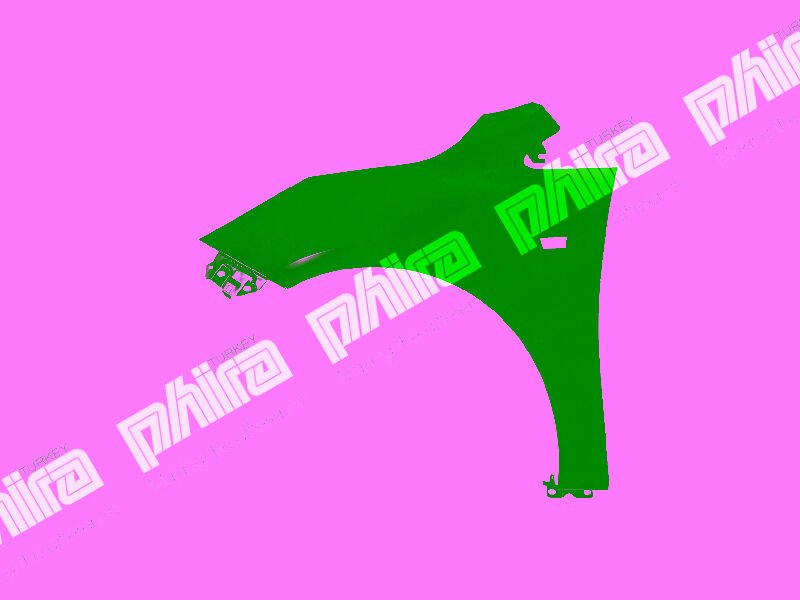 ÇAMURLUK ÖN SOL SİNYAL DELİKLİ SAC OPEL CORSA E 20...