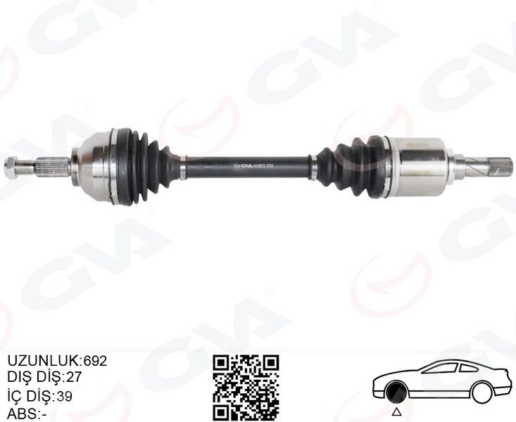 ÖN AKS SOL RENAULT TRAFIC II 01>14 2.0dCi OPEL ...