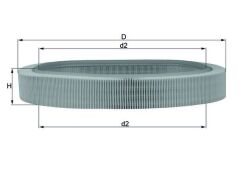 HAVA FILTRESI MERCEDES M103 W201 86>93