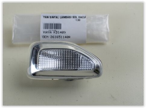 ÇAMURLUK SİNYALİ SOL DACIA LOGAN II 12> SANDERO...