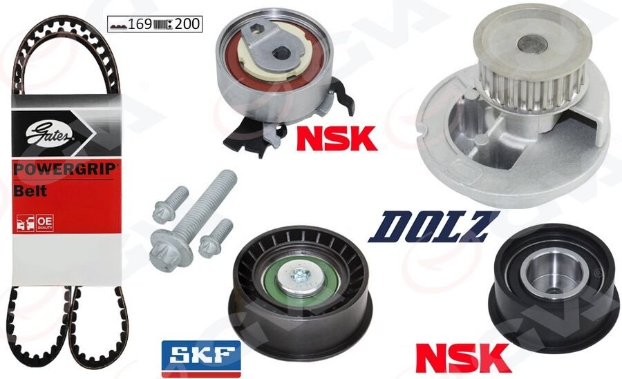 DEVİRDAİMLİ EKSANTRİK GERGİ KİTİ ASTRA F-CORSA B-V...
