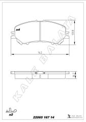 BALATA ÖN QASHQAI II SUV-X-TRAIL III-ROGUE II SUV ...