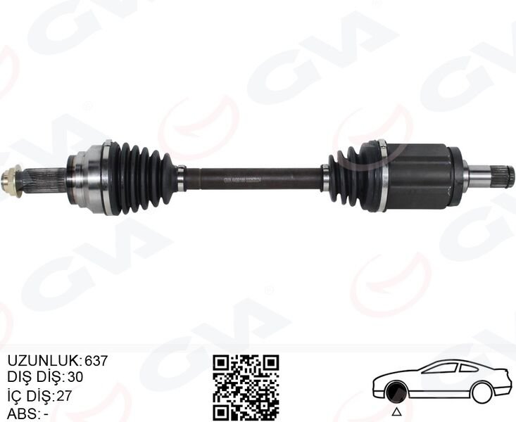 KOMPLE AKS ÖN SOL BMW X5 E70 X6 E71 E72(637MM)
