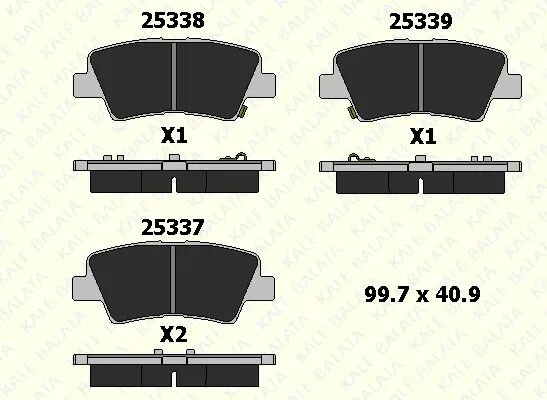 ARKA FREN BALATA HYUNDAI i20 1.2L G4LA 15-20 1.4L...