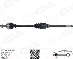 KOMPLE AKS SAG ON PEUGEOT 306 (7B.N3.N5) 1.6i M-T ...