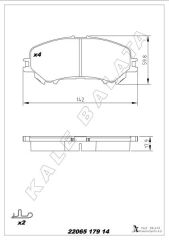 ÖN BALATA RENAULT KADJAR 15> KOLEOS II 15> N...