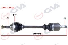 KOMPLE AKS SOL DUCATO-BOXER-JUMPER 2.5 D (94-02) 1...