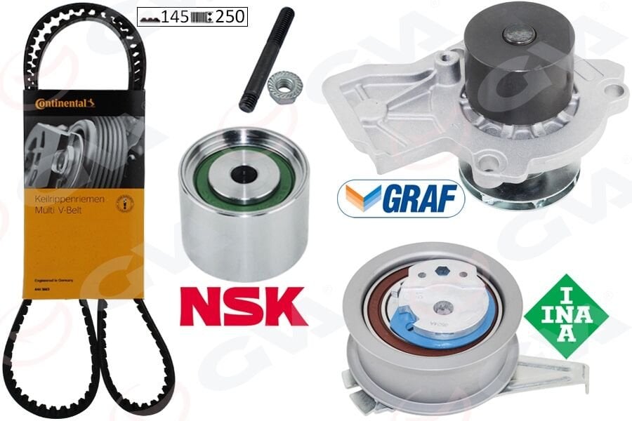 DEVİRDAİMLİ EKSANTRİK GERGİ KİTİ POLO-FABIA 14>...