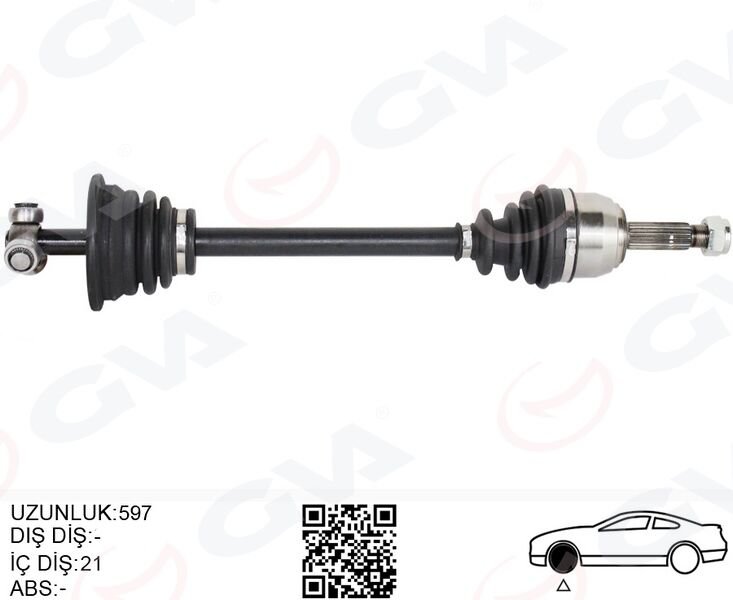 ÖN AKS SOL RENAULT EXPRESS (F40.G40) 1.9 D (85-98)