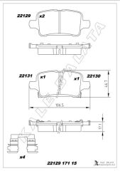 ÖN FREN BALATASI CORSA E 2014=> (14 JANT ARKA K...