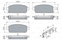 FREN BALATASI ARKA 16 INCH 292 MM ASTRA J MOKKA CRUZE AVEO T300 ZAFIRA C TRAX A13DTE A14NET A16XER 09-