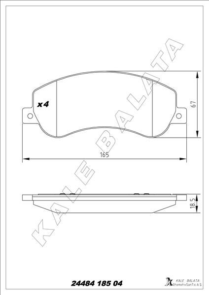 ON FREN BALATASI TRANSIT V348 06>14 A.CEKER 11 ...