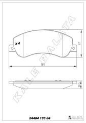 ON FREN BALATASI TRANSIT V348 06>14 A.CEKER 11 ...