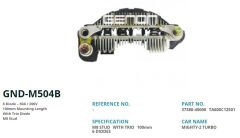 4D33-4D31-4D32 ALTERNATOR MITSUBISHI 100mm (6 DIOT...