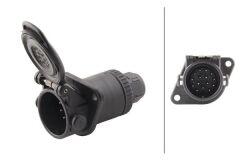 SOKET ELEKTRIK SOKETI 15 PIN DEMAG-FAYMONVILLE-FORD-JAEGER-LIEBHERR-MAN-NOOTEBOOM-SCANIA-TEREX-VAN HOOL-VDL-YANMAR