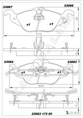 ÖN FREN BALATASI ASTRA G 1.2-1.4-1.6-1.7D-1.8-2.0D...