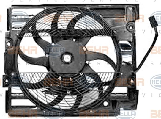 KLIMA FAN MOTORU KOMPLE E39  M52-M54 99-03