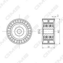 TRIGER GERGI RULMANI 1.5 /1.6 TDCI / HDI 308 / FOCUS/COURIER/FIESTA/MONDEO/CROSSLAND X GRANDLAND X COMBO E 2014-