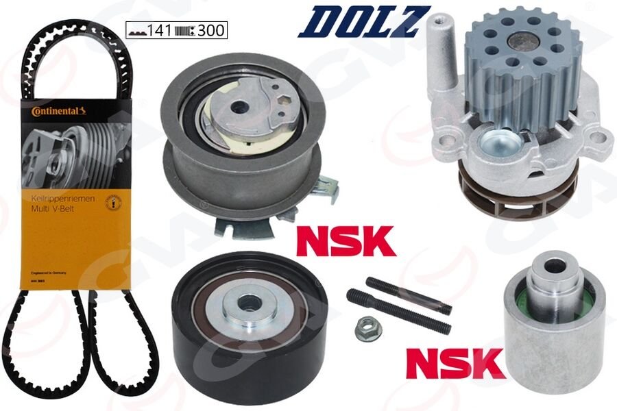 DEVİRDAİMLİ EKSANTRİK GERGİ KİTİ PASSAT-JETTA-GOLF...