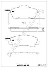 ÖN FREN BALATASI PEUGEOT P301 12> P308 13> C...