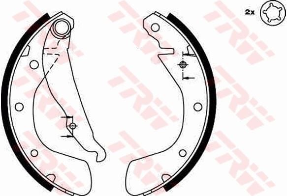 ARKA PABUÇ BALATA CORSA B (3.93-9.00) CORSA C (00-...