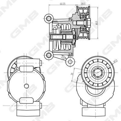 V KAYIS GERGI RULMANI FOCUS C-MAX 1.8 TDCI 03-