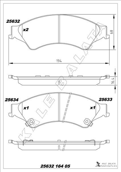 ON FREN BALATASI RANGER TKE 2.2TDCI / 3.2TDCI 4×4 ...