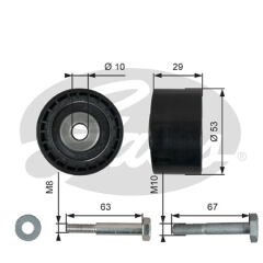 TRIGER GERGI RULMANI  DOBLO LINEA BRAVO FIAT 500 GIULIETTA COMBO D 1.6 MJT -1.9-2.0 01-