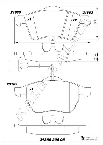 ÖN BALATA ÜSTTEN KULAKLI GOLF7-A3-LEON-OCTAVIA 12=...