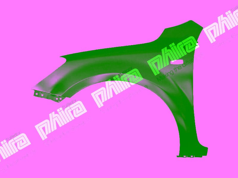 ÇAMURLUK ÖN SOL SİNYAL DELİKLİ SAC KIA CEED 2007-2...