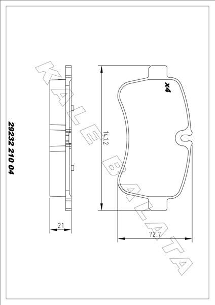 ARKA BALATA IVECO DAILY II-III 06=>