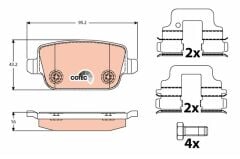 ARKA FREN BALATASI MONDEO IV CA2  07>14 S-MAX 0...
