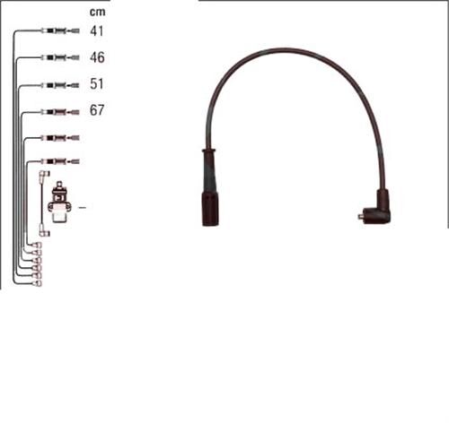 BUJİ KABLOSU PALIO-PALIO WEEKEND-SIENA 1.4İe 8V EL...