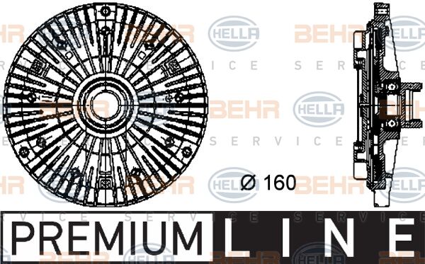 FAN TERMIGI E39-E38 M60-M62-M73 99-03