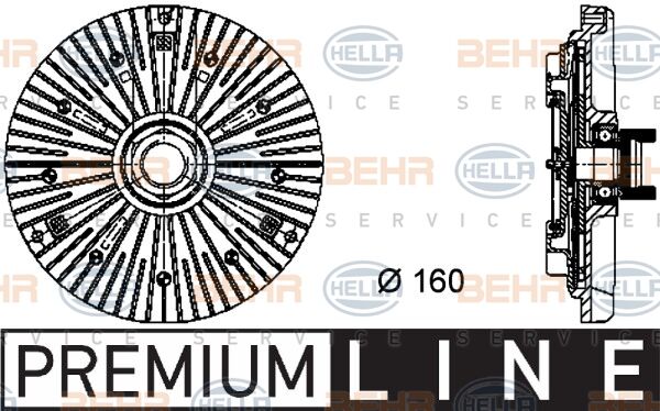 FAN TERMIGI 3 DELIK E34-E36-E46-E39-E38-X5 E53 Z3 96-03