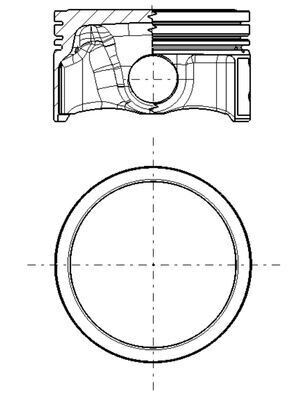 MOTOR PİSTON+SEGMAN STD (79mm) OPEL ASTRA H-ASTRA ...