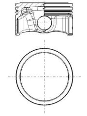 MOTOR PİSTON+SEGMAN STD (79mm) OPEL ASTRA H-ASTRA ...
