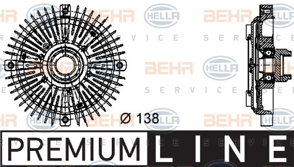 FAN TERMIGI 4 DELIK E24-E28-E30-E34-E36-E38-E39-Z3 E36 82-99