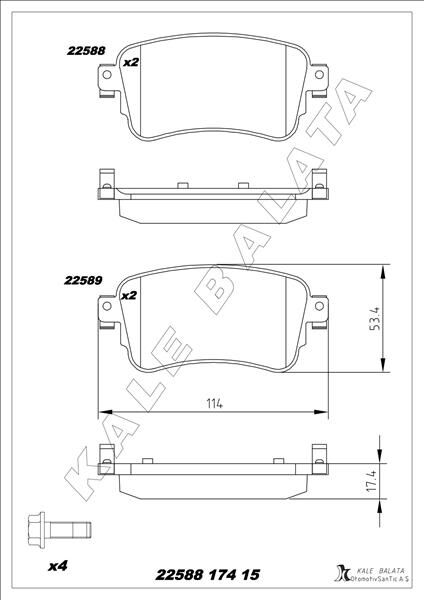ARKA FREN BALATASI ZAFIRA LIFE 19> VIVARO C 19&...