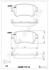 ARKA FREN BALATASI ZAFIRA LIFE 19> VIVARO C 19&...
