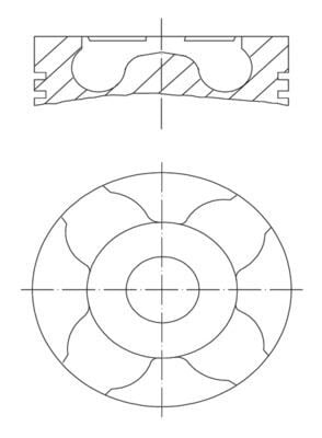 PİSTON+SEGMAN FOCUS/C-MAX/PARTNER 2/BERLİNGO/C4/C5...