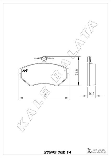 BALATA ÖN AROSA-CORDOBA I.II-IBIZA II.III-İNCA-TOL...