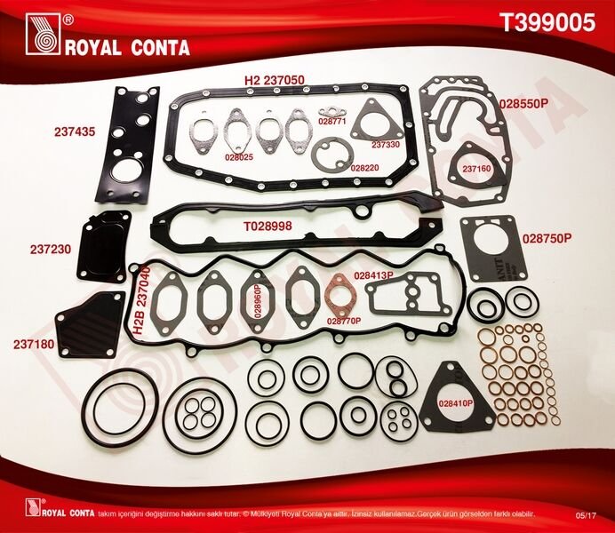 MOTOR TAKIM CONTA SKC'SİZ DUCATO 2.8 D (98-02)