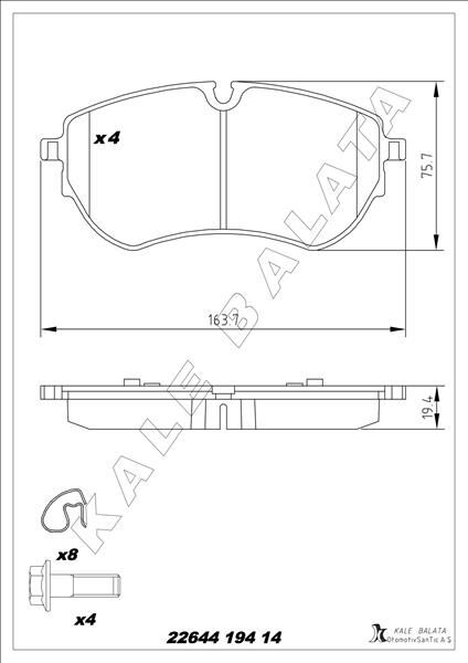 ON FREN BALATASI TRANSIT V348 06>14 A.CEKER 11-...