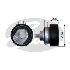 EKSANTRIK GERGI RULMANI POLO-GOLF4-CORDOBA-FABIA AHW-BBY-BKY-BBZ-BCB-CGGB 1,4-1,4 16V-1,6 16V  99-