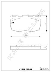 BALATA ÖN DEFENDER 110-2.5 90 TDİ 90-95