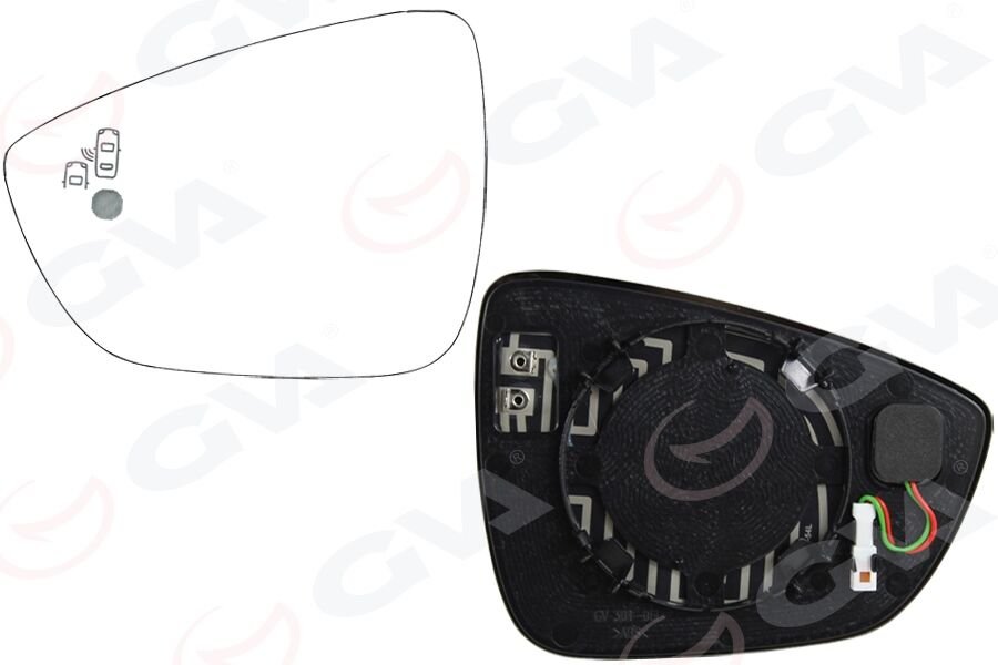 DIŞ DİKİZ AYNA CAMI SOL FOCUS IV 18> (KÖR NOKTA...
