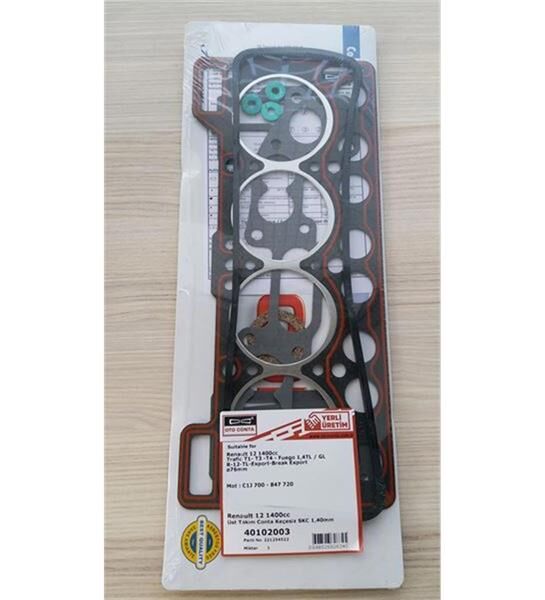ÜST TAKIM CONTA (KEÇESİZ-SUBAP LASTİKSİZ) R12 1400