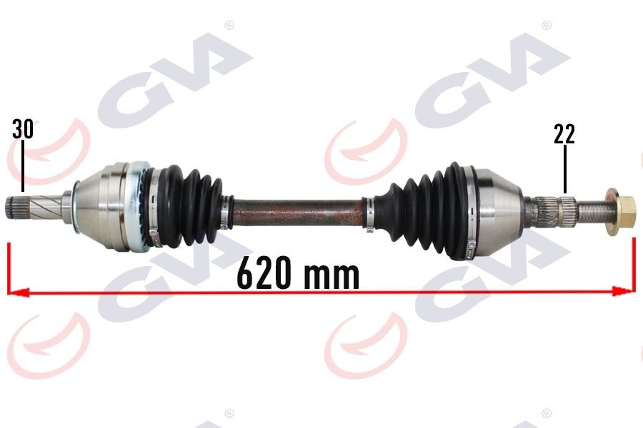 KOMPLE AKS SOL OPEL VECTRA C 1.6-1.8 (02-08) (620m...